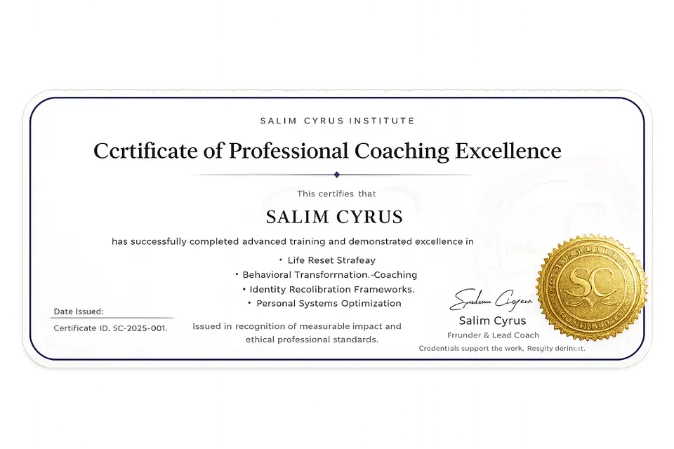 Certificate of achievement